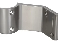 2 Konsolen Aluminium für Ø 52 mm Holzhandlauf