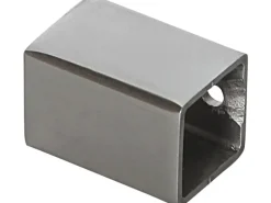 5 Verbinder Aluminium für Vierkantstäbe Aluminium