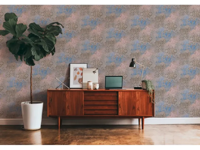 A. S. Creation Vliestapete Metropolitan Stories II Antonio Fliese Vintage Bunt