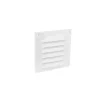 Abdeckgitter Aluminium 150 mm x 150 mm Weiß