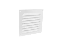 Abdeckgitter Aluminium 250 mm x 250 mm Weiß