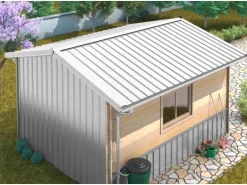 Ablaufset für SDF Kastenrinne Alu Natur