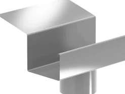 Ablaufstutzen für SDF Kastenrinne Alu Natur