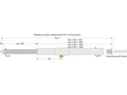 Abus AL0089 TELE-Z 220 Weiß