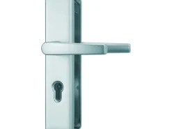 Abus Schutzbeschlag HLN414 Beidseitig Drücker 52 mm - 67 mm Neusilber