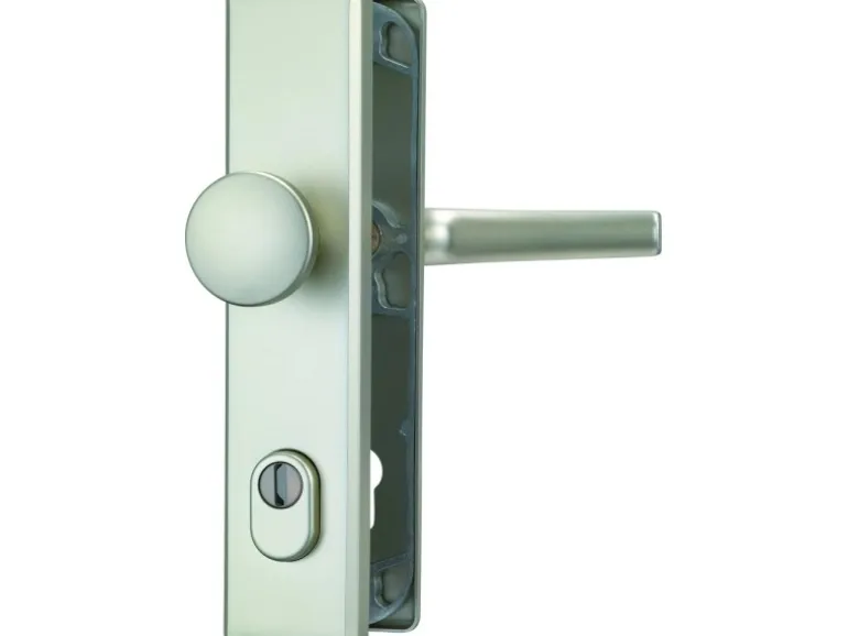 Abus Schutzbeschlag HLN414 Wechselgarnitur mit ZS 52 mm - 67 mm Neusilber