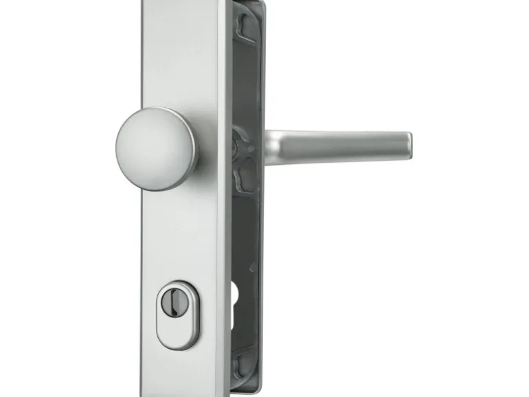 Abus Schutzbeschlag KLN314 Wechselgarnitur mit ZS 32 mm - 47 mm Neusilber