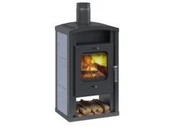 Accente Kaminofen Umea 4.0 GTS Naturstein Grau 6 kW