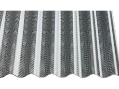 Acryl-Profilplatte Sinus 76/18 Wabe Graphit 250 cm x 104,5 cm
