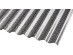 Acryl-Profilplatte Sinus 76/18 Wabe Graphit 250 cm x 104,5 cm