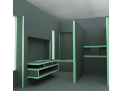 AICA 2500x600x40mm Bauplatte XPS 4er-Pack Fliesenplatte Hartschaum Verrottungsbeständiger Dämmplatte Ausgleichplatte