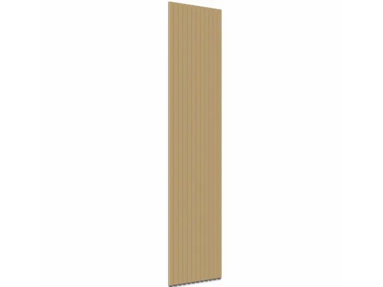Akustikpaneel Brandhemmend Eiche Sperrholz Filz Schwarz 60 cm x 248 cm