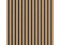 Akustikpaneel Buche MDF Schwarz Filz Schwarz 60 cm x 240 cm FSC®