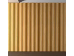 Akustikpaneel Eiche Geölt MDF Schwarz Filz Schwarz 32 cm x 240 cm 2 Stück FSC®