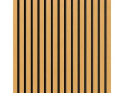 Akustikpaneel Eiche Geölt MDF Schwarz Filz Schwarz 32 cm x 240 cm 2 Stück FSC®