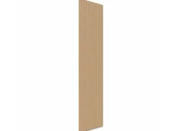 Akustikpaneel Eiche MDF Braun Filz Grau 60 cm x 300 cm FSC®