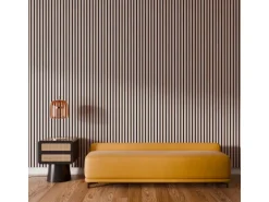 Akustikpaneel Eiche MDF Schwarz Filz Schwarz 60 cm x 300 cm FSC®