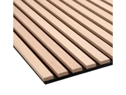 Akustikpaneel Eiche Sperrholz Filz Schwarz 60 cm x 300 cm FSC®