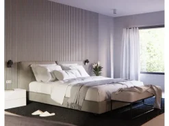 Akustikpaneel Esche MDF Schwarz Filz Schwarz 60 cm x 360 cm FSC®