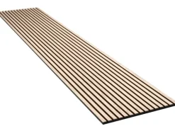 Akustikpaneel Esche MDF Schwarz Filz Schwarz 60 cm x 240 cm FSC®