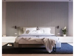 Akustikpaneel Esche MDF Schwarz Filz Schwarz 60 cm x 300 cm FSC®