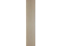 Akustikpaneel Esche MDF Schwarz Filz Schwarz 60 cm x 270 cm FSC®