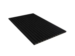 Akustikpaneel Foliert 56,1 cm x 240 cm Leder Schwarz