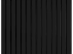 Akustikpaneel Foliert 56,1 cm x 240 cm Schwarz Matt