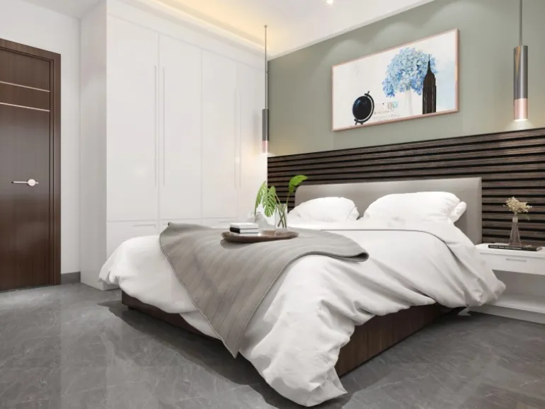 Akustikpaneel Foliert 56,1 cm x 240 cm Nussbaum Milano