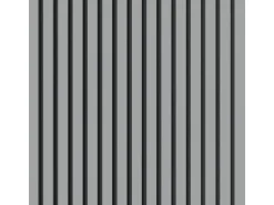 Akustikpaneel Foliert Arctic Grau Filz Schwarz 60 cm x 240 cm FSC®