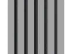 Akustikpaneel Foliert Arktisgrau Filz Schwarz 32 cm x 240 cm 2 Stück FSC®