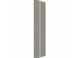Akustikpaneel Foliert Eiche Grau Filz Grau 32 cm x 240 cm 2 Stück FSC®