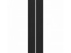 Akustikpaneel Foliert Schwarz Filz Schwarz 32 cm x 240 cm 2 Stück FSC®