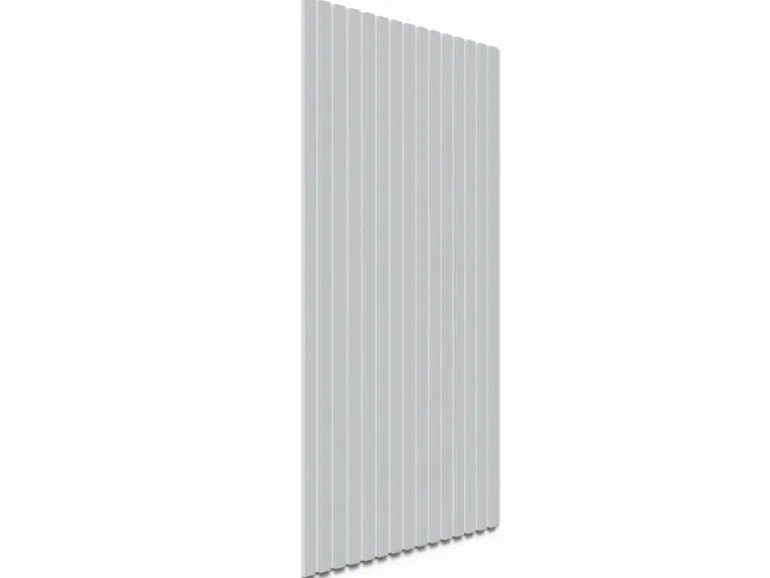 Akustikpaneel Foliert Weiß Filz Weiß 60 cm x 120 cm 2 Stück FSC®