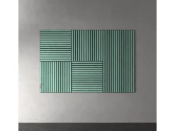 Akustikpaneel Lino Aquavert MDF Schwarz Filz Schwarz 60 cm x 60 cm 2 Stück