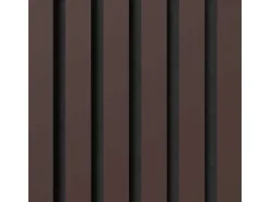 Akustikpaneel Lino Burgundy MDF Schwarz Filz Schwarz 60 cm x 120 cm 2 Stück