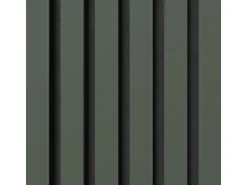 Akustikpaneel Lino Conifer MDF Schwarz Filz Schwarz 60 cm x 60 cm 2 Stück