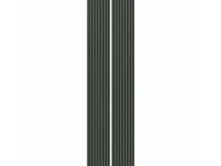 Akustikpaneel Lino Conifer MDF Schwarz Filz Schwarz 32 cm x 240 cm 2 Stück