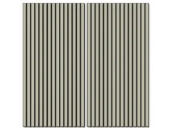 Akustikpaneel Lino Mushroom MDF Schwarz Filz Schwarz 60 cm x 120 cm 2 Stück