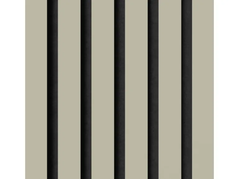 Akustikpaneel Lino Mushroom MDF Schwarz Filz Schwarz 60 cm x 120 cm 2 Stück