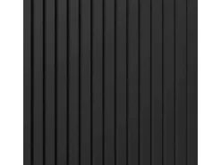 Akustikpaneel Lino Nero MDF Schwarz Filz Schwarz 60 cm x 120 cm 2 Stück