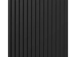 Akustikpaneel Lino Nero MDF Schwarz Filz Schwarz 60 cm x 60 cm 2 Stück