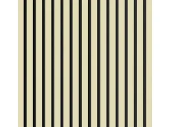 Akustikpaneel Lino Pearl MDF Schwarz Filz Schwarz 60 cm x 60 cm 2 Stück