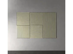 Akustikpaneel Lino Pearl MDF Schwarz Filz Schwarz 60 cm x 60 cm 2 Stück