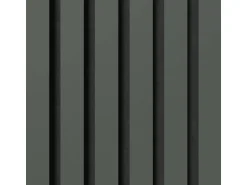 Akustikpaneel Lino Pewter MDF Schwarz Filz Schwarz 60 cm x 60 cm 2 Stück