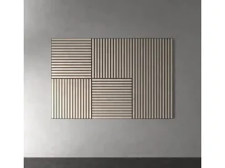 Akustikpaneel Lino Powder MDF Schwarz Filz Schwarz 60 cm x 120 cm 2 Stück