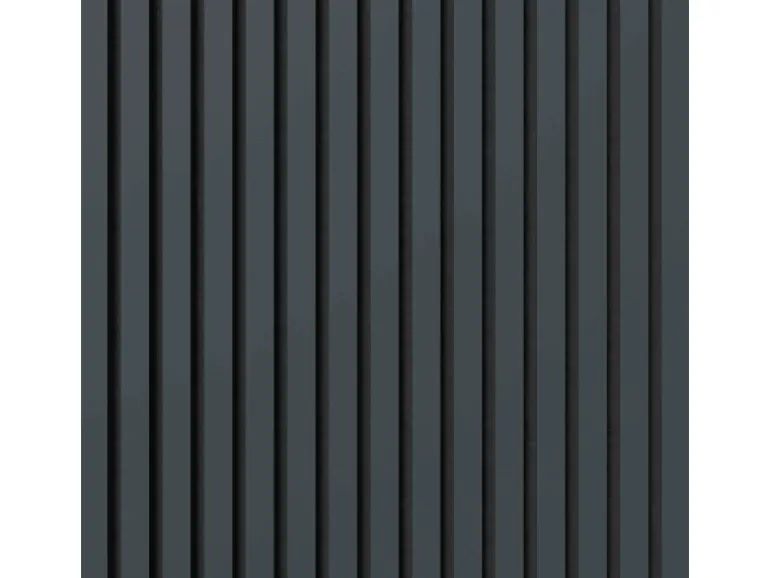 Akustikpaneel Lino Smokey Blue MDF Schwarz Filz Schwarz 60 cm x 60 cm 2 Stück