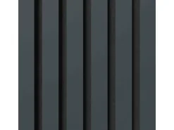 Akustikpaneel Lino Smokey Blue MDF Schwarz Filz Schwarz 60 cm x 60 cm 2 Stück