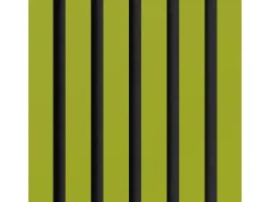 Akustikpaneel Lino Spring Green MDF Schwarz Filz Schwarz 60 cm x 120 cm 2 Stück