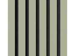 Akustikpaneel Lino Vapour MDF Schwarz Filz Schwarz 60 cm x 60 cm 2 Stück